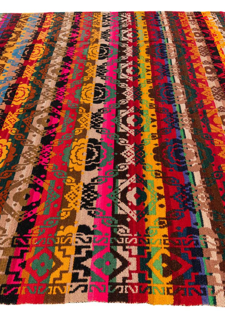 7' 8 x 9' 7 Hand Woven Kilim Wool Rug