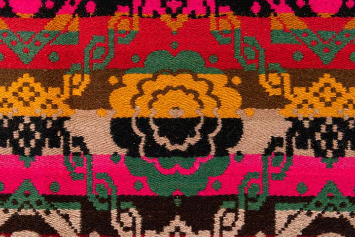 7' 8 x 9' 7 Hand Woven Kilim Wool Rug