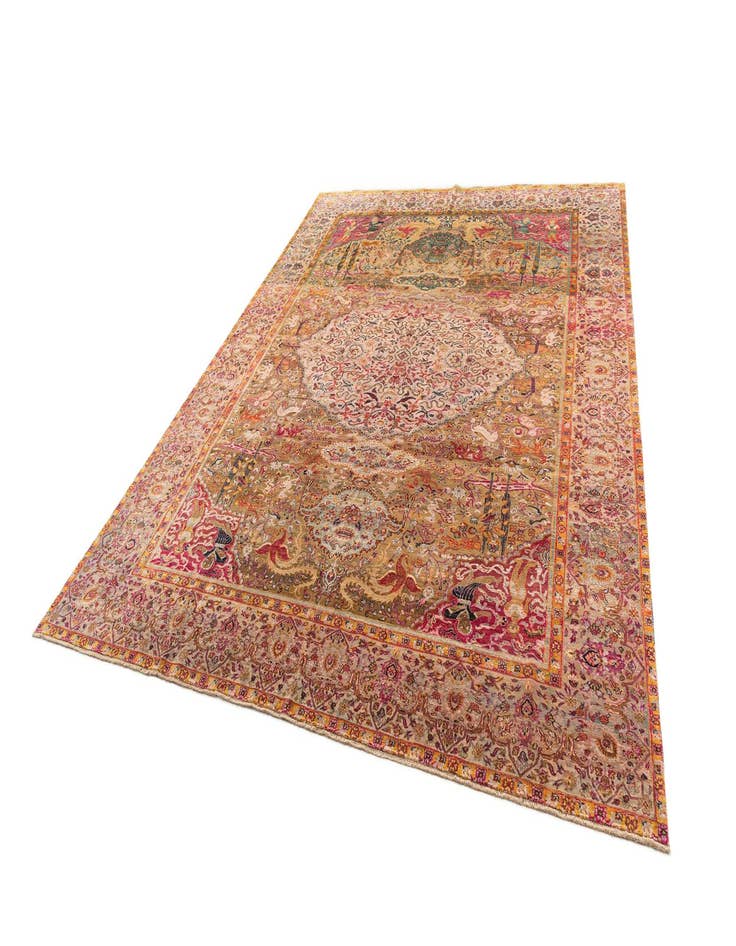 Detail image of 10' 1 x 13'  Hand Knotted Kundan Rug