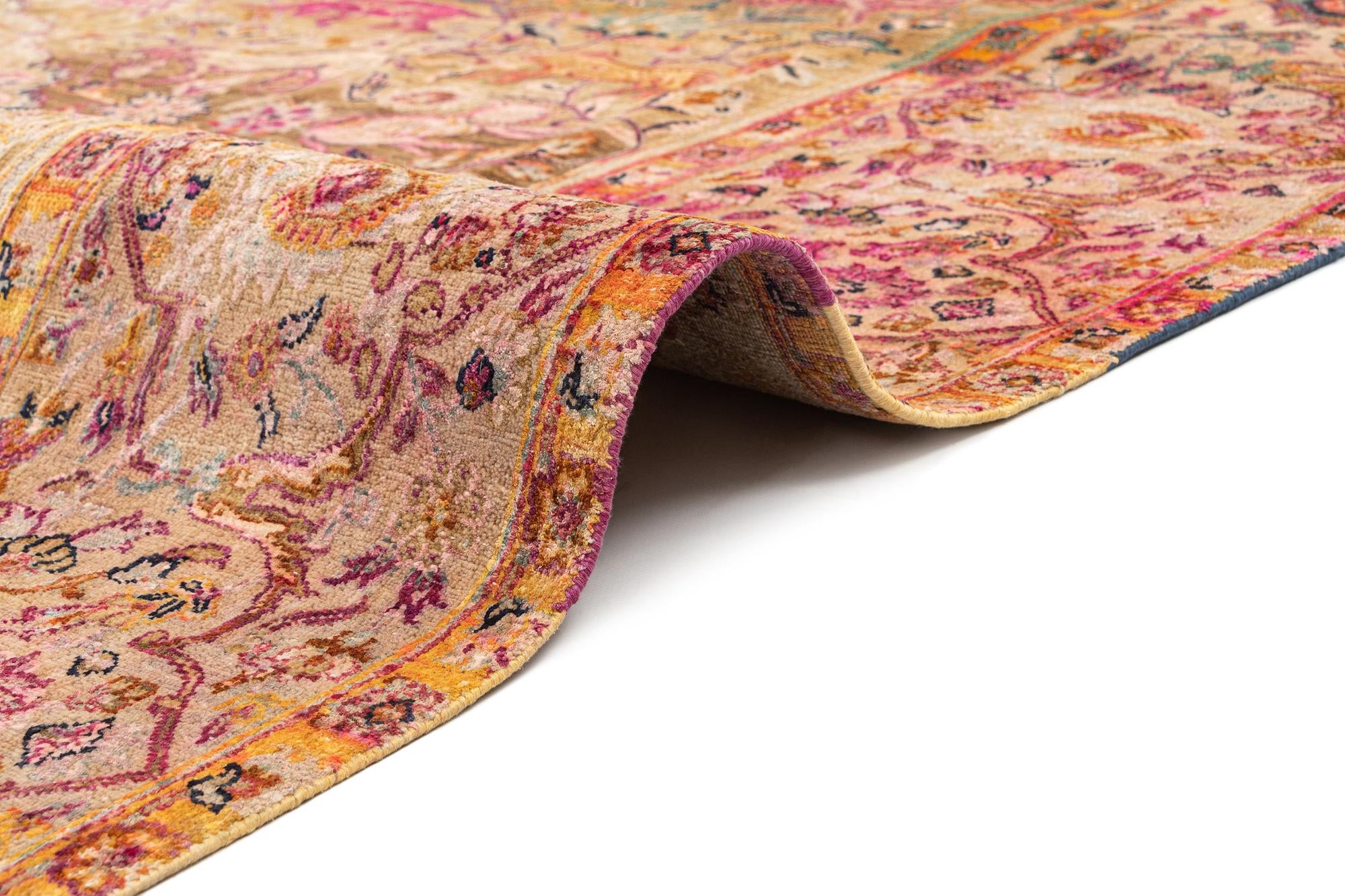 10' 1 x 13' Hand Knotted Kundan Rug