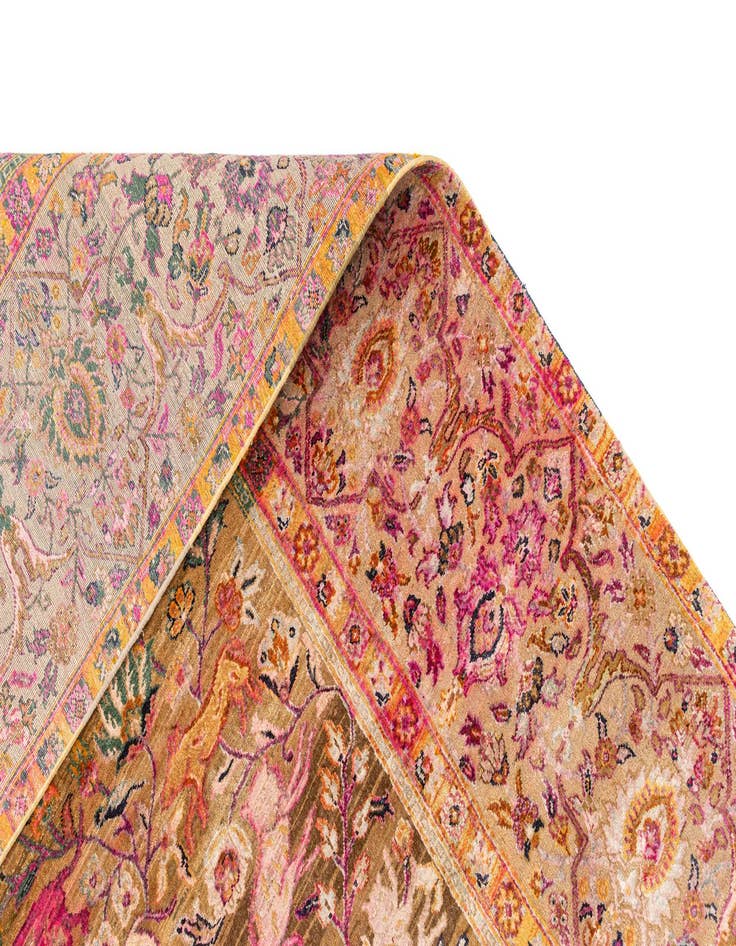 Detail image of 10' 1 x 13'  Hand Knotted Kundan Rug