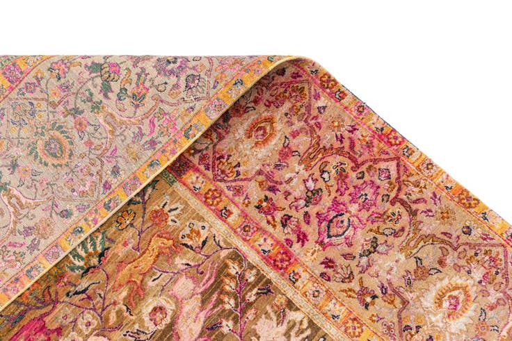 Detail image of 10' 1 x 13' Hand Knotted Kundan Rug