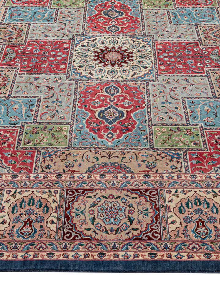 8' 1 x 10' 9 Hand Knotted Lahour Oriental Wool Rug