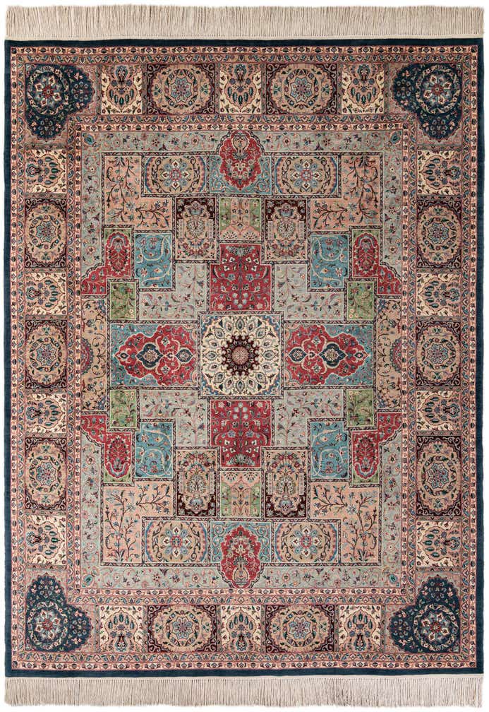 8' 1 x 10' 9 Hand Knotted Lahour Oriental Wool Rug