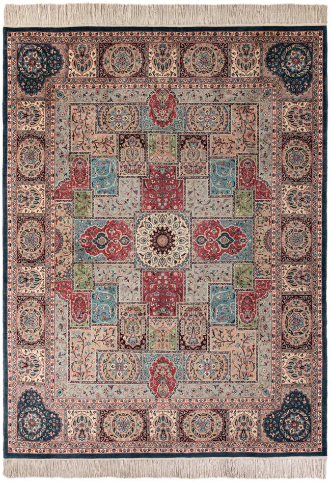 Detail image of 8' 1 x 10' 9 Hand Knotted Lahour Oriental Wool Rug