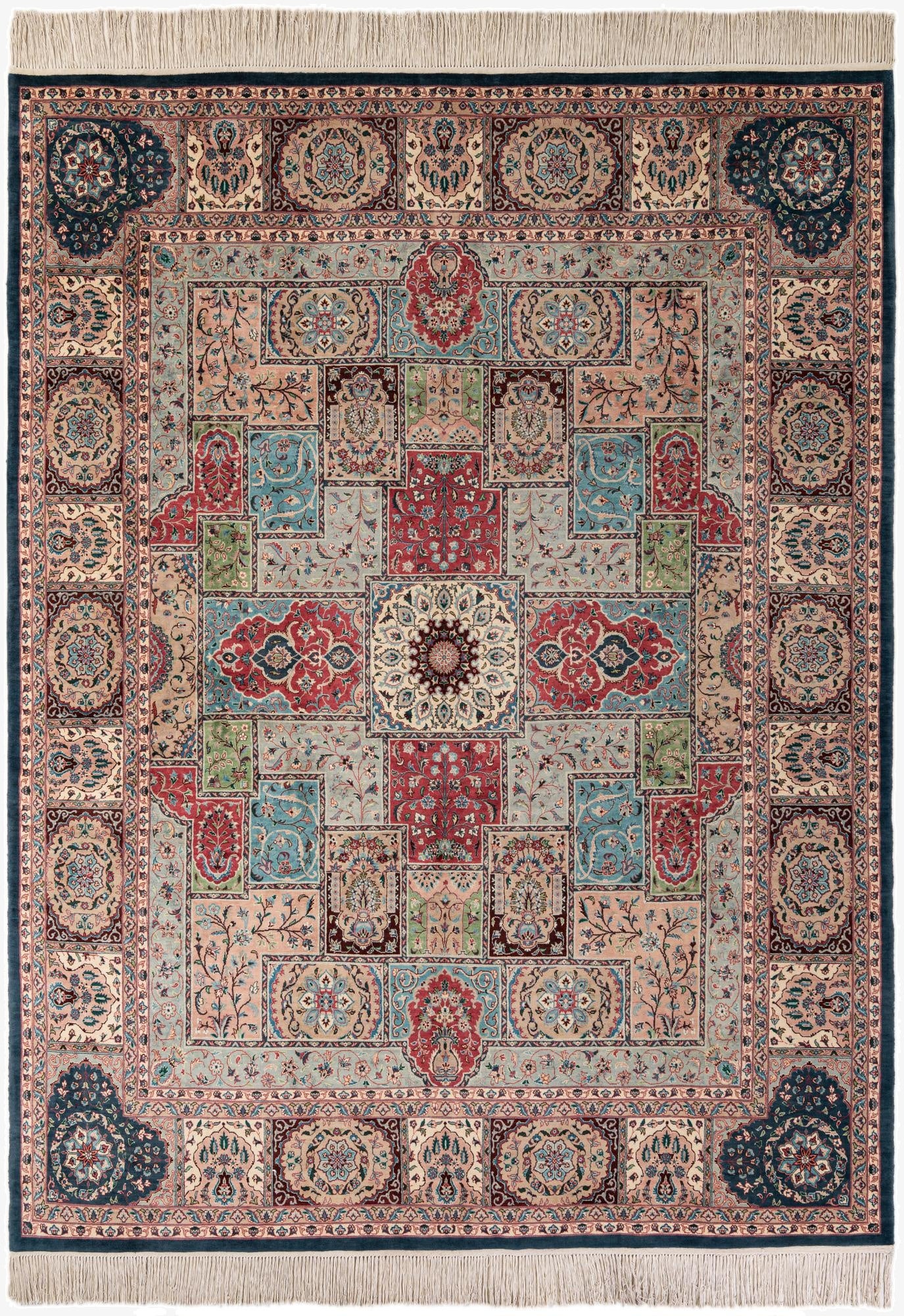 245cm x 328cm  Hand Knotted Lahour Oriental Wool Alfombra