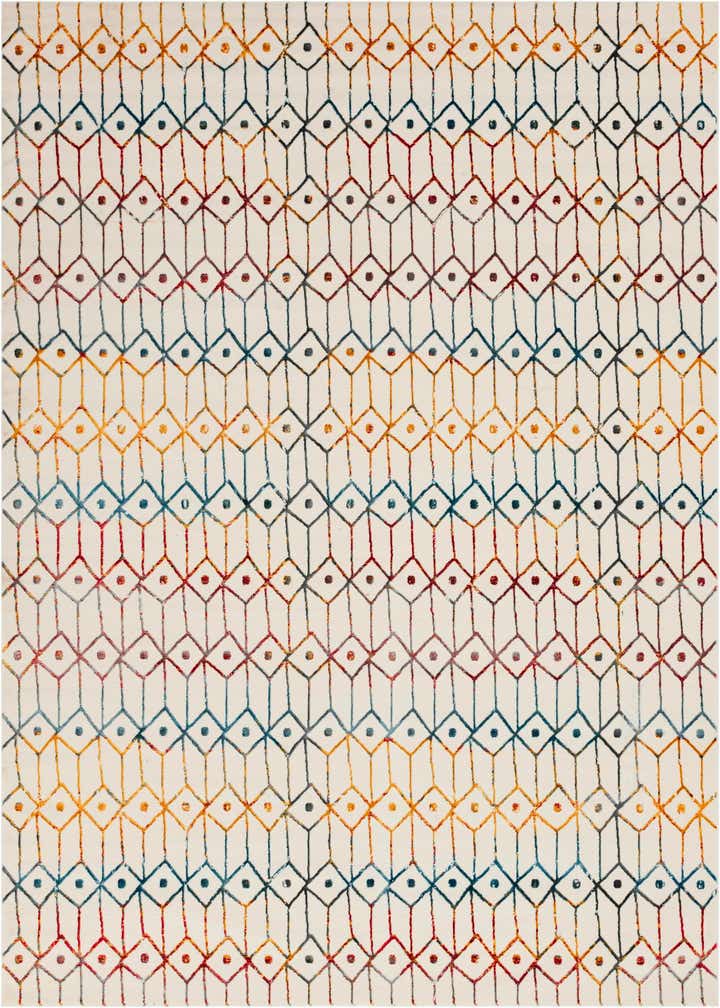 9' 10 x 14' Lattice Trellis Rug