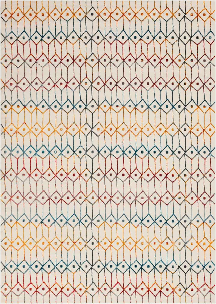 9' 10 x 14' Lattice Trellis Rug
