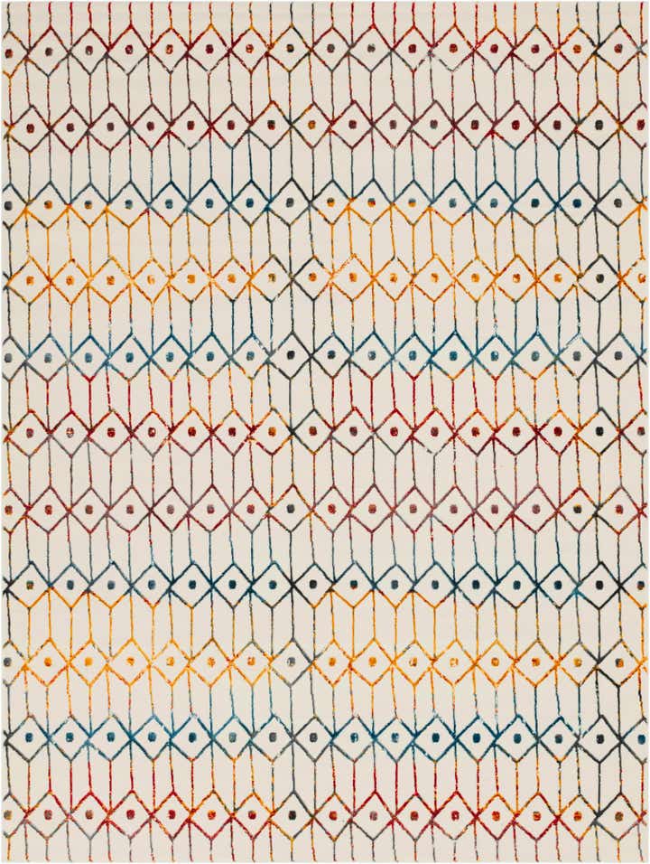 9' x 12' 2 Lattice Trellis Rug