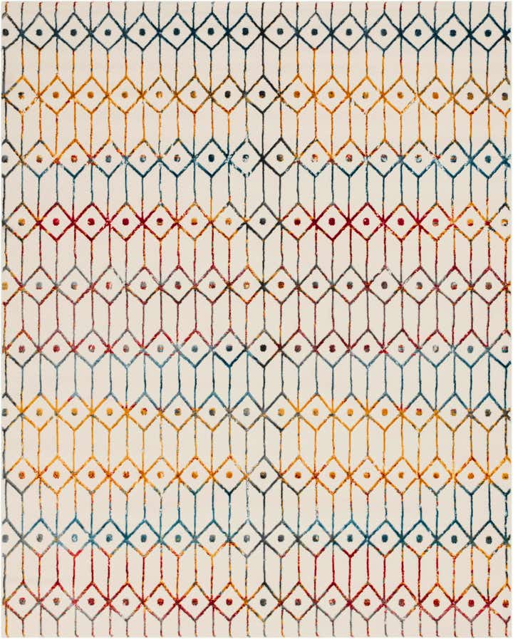 8' x 10' Lattice Trellis Rug