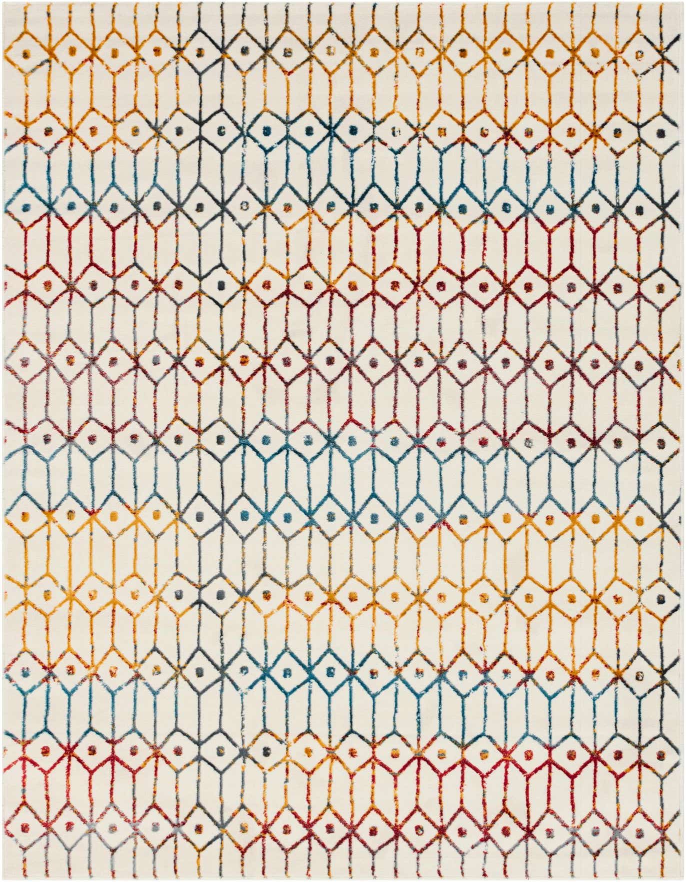 6' x 9' Lattice Trellis Rug
