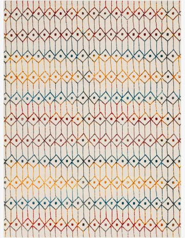 9' x 12' 2 Lattice Trellis Rug