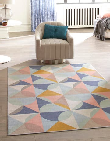 5' x 8' Lotus Rug