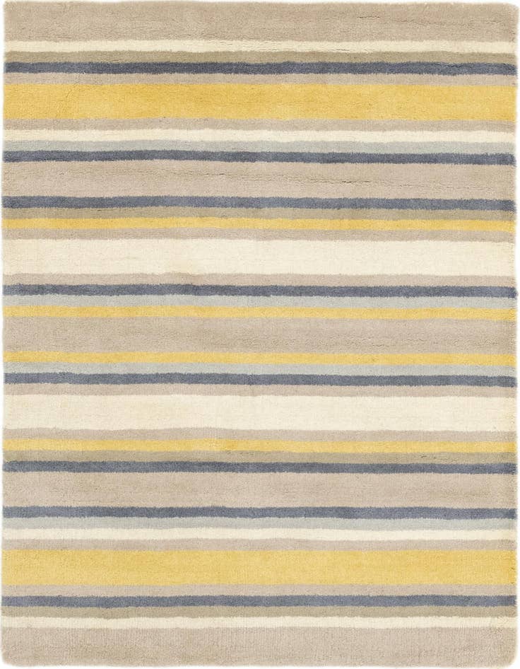 Detail image of 4' x 5' 7 Luna Wool Rug