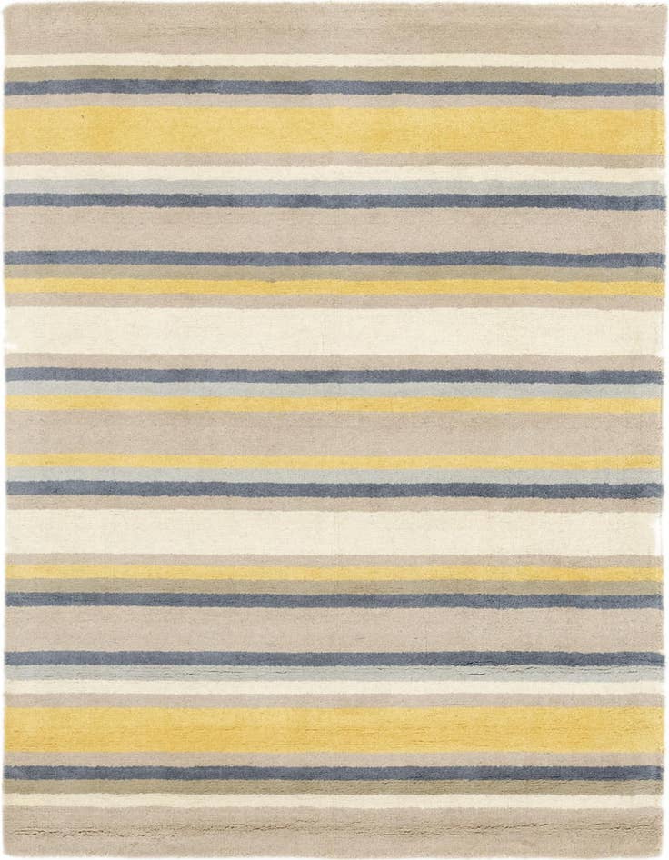 Detail image of 4' x 5' 7 Luna Wool Rug