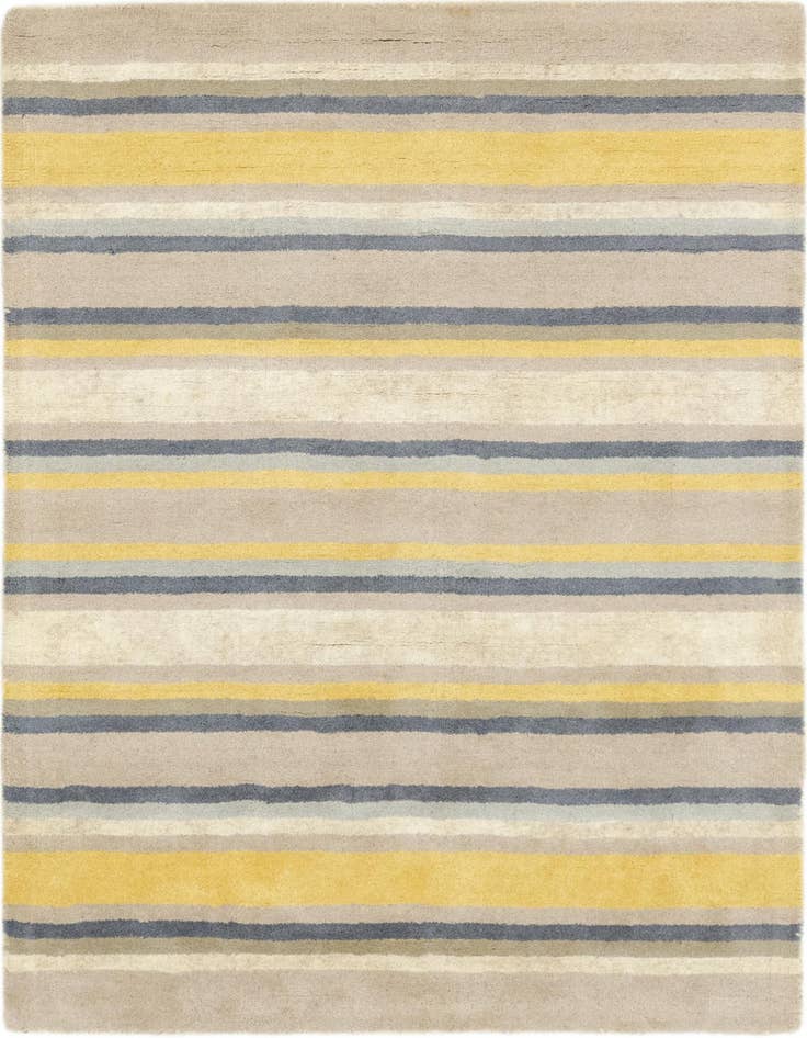 Detail image of 4' x 5' 6 Luna Wool Rug
