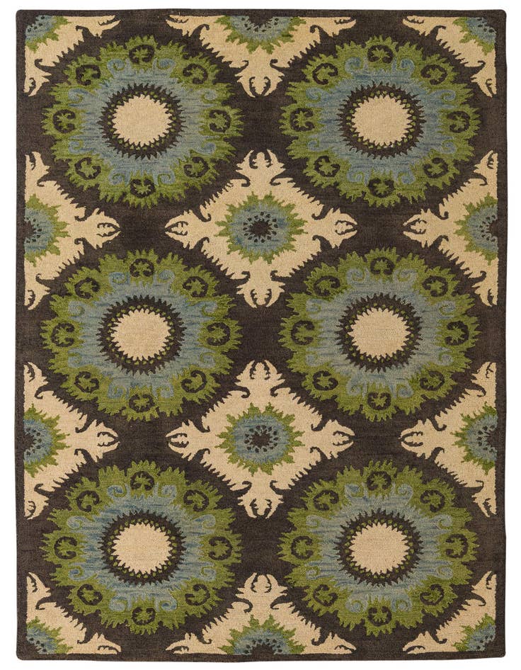 Detail image of 5' 1 x 8' Luna Wool Rug
