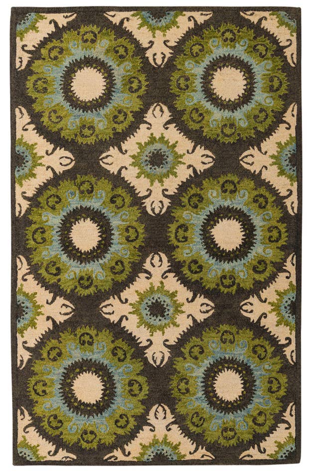 Detail image of 5' x 8' Luna Wool Rug