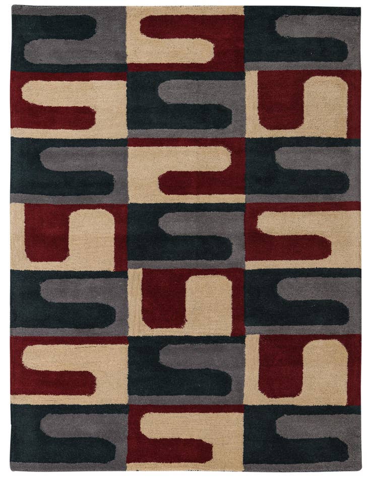 Detail image of 5' x 8' Luna Wool Rug