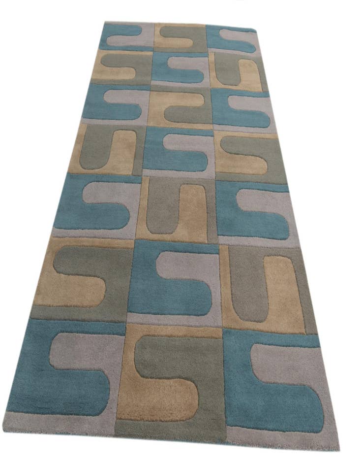 Detail image of 5' 1 x 8' Luna Wool Rug