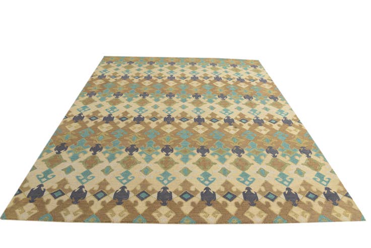 Detailansicht von 245cm x 305cm Luna Wolle Teppich