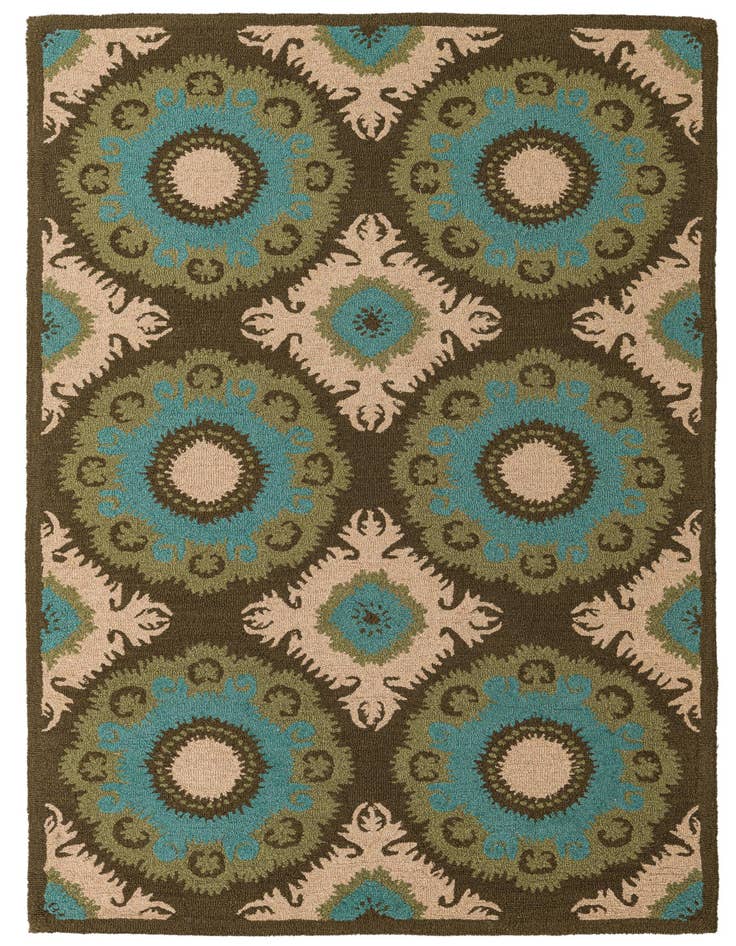 Detail image of 5' 1 x 8' Luna Wool Rug