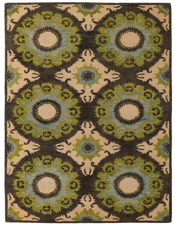 Detail image of 5' x 8' Luna Wool Rug