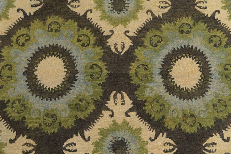 Detail image of 8' x 9' 10 Luna Wool Rug