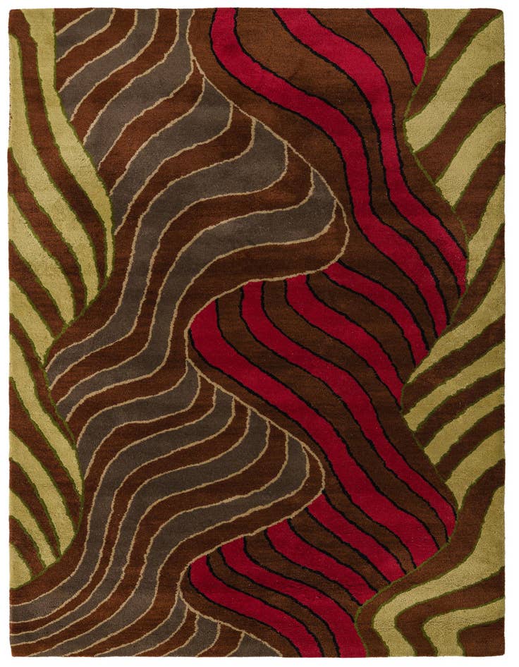 Detail image of 5' 1 x 8' Luna Wool Rug