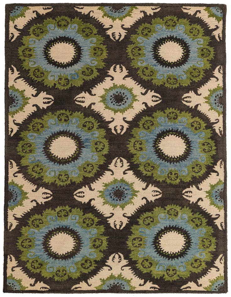Detail image of 5' 1 x 8' Luna Wool Rug