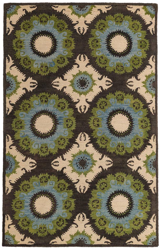 Detail image of 5' 1 x 8' Luna Wool Rug
