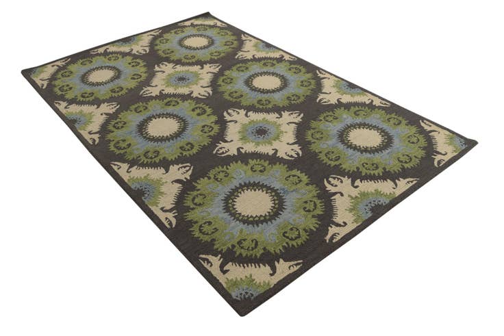 Detail image of 5' 2 x 8' Luna Wool Rug