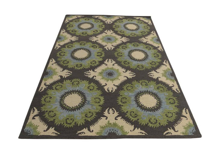 Detail image of 5' 2 x 8' Luna Wool Rug