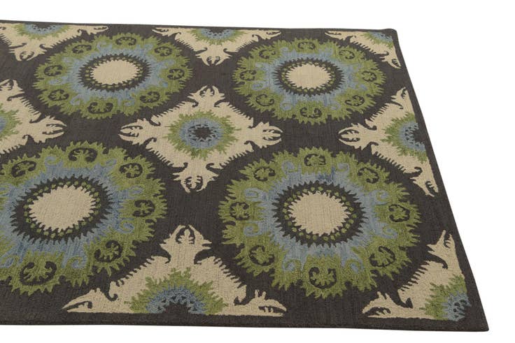 Detail image of 5' 2 x 8' Luna Wool Rug