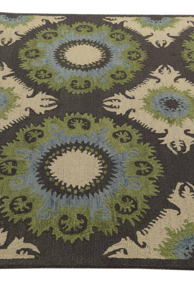 Detail image of 5' 2 x 8' Luna Wool Rug