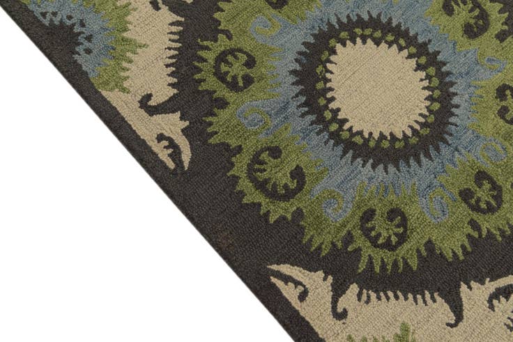 Detail image of 5' 2 x 8' Luna Wool Rug