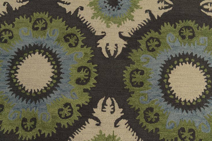 Detail image of 5' 2 x 8' Luna Wool Rug