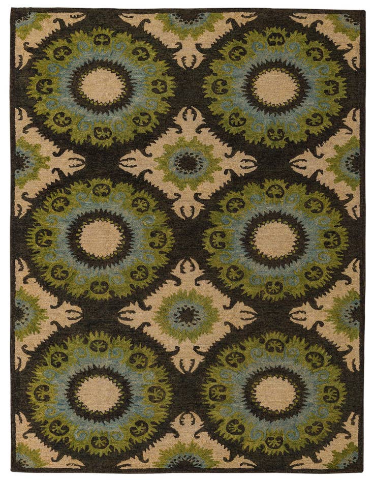 Detail image of 5' 2 x 7' 10 Luna Wool Rug