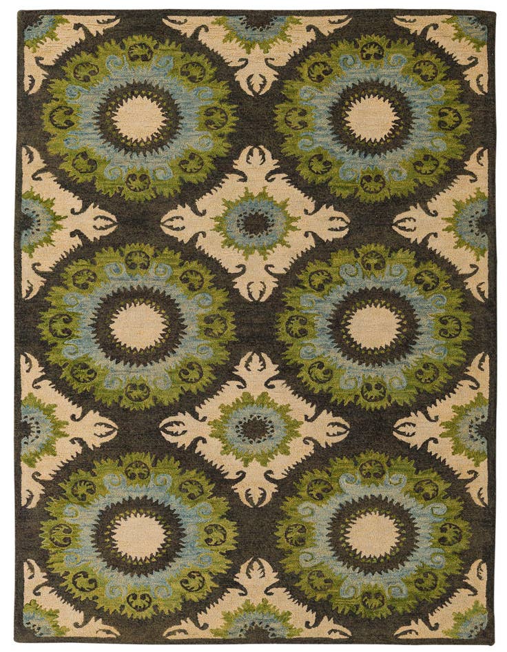 Detail image of 5' x 8' Luna Wool Rug