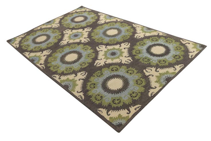 Detail image of 5' 2 x 8' Luna Wool Rug