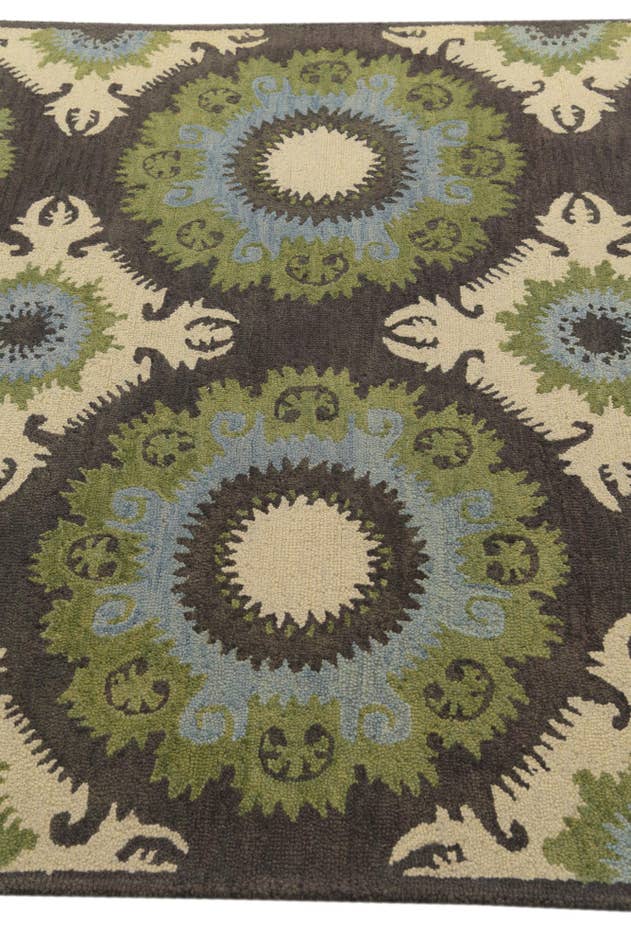 Detail image of 5' 2 x 8' Luna Wool Rug