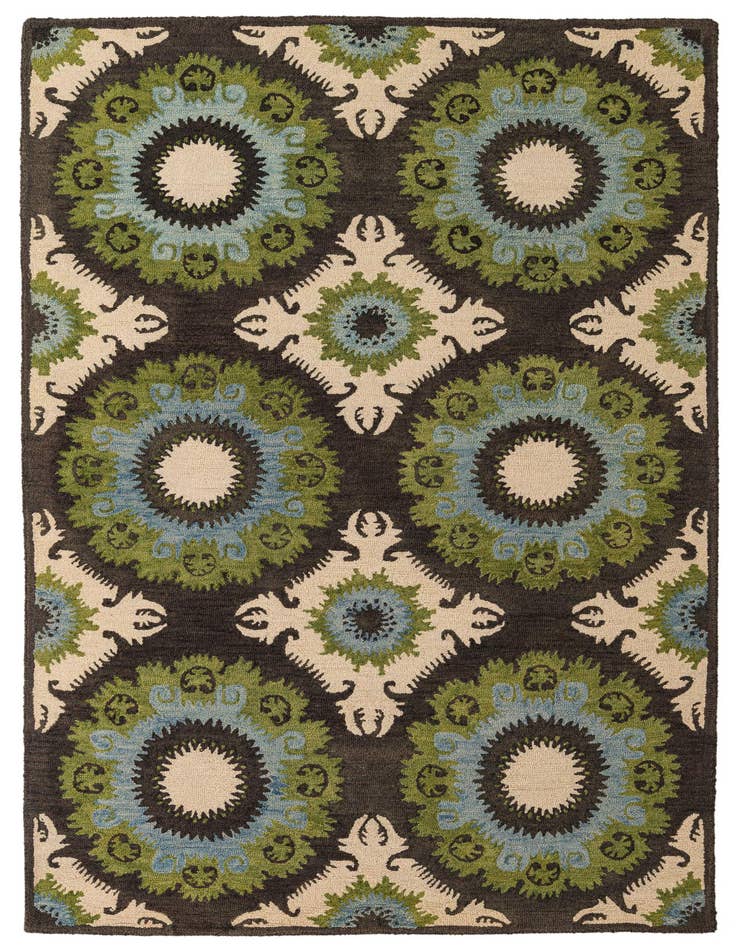Detail image of 5' 2 x 8' Luna Wool Rug