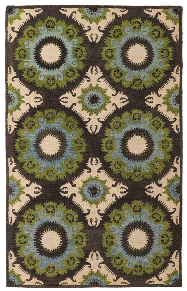 Detail image of 5' 2 x 8' Luna Wool Rug
