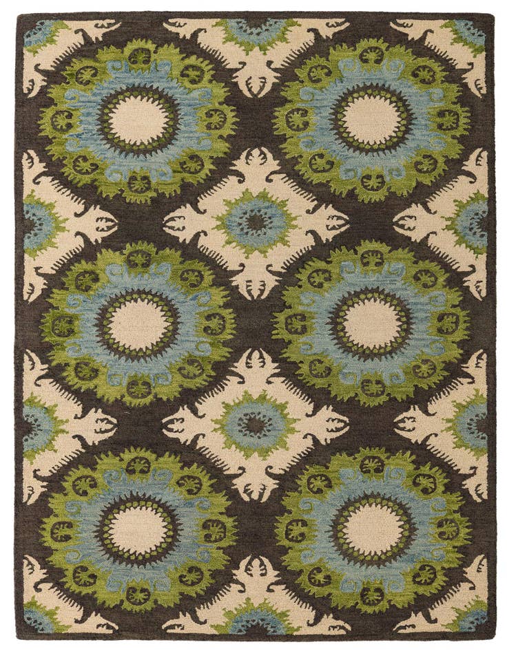 Detail image of 5' 1 x 8' Luna Wool Rug