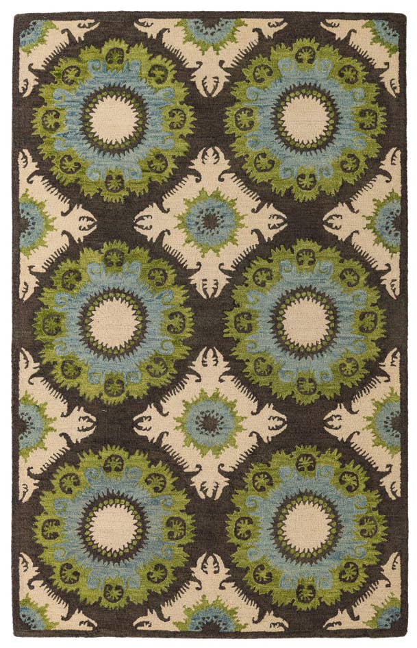 Detail image of 5' 1 x 8' Luna Wool Rug