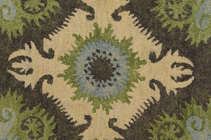 Detail image of 5' x 8' Luna Wool Rug