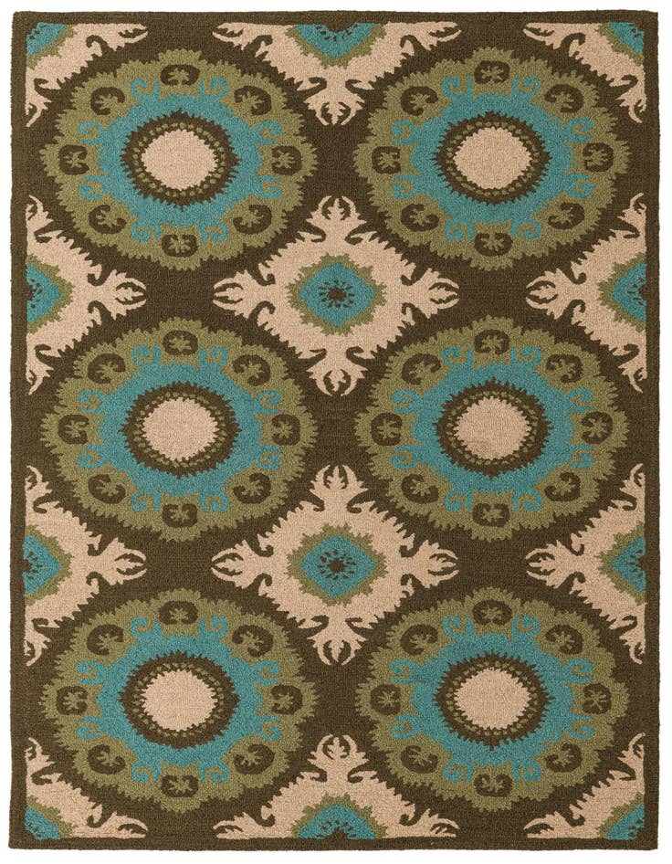 Detail image of 5' x 8' Luna Wool Rug