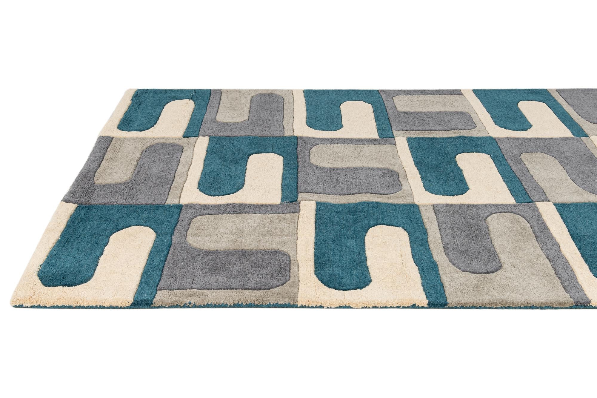 5' 1 x 8' Luna Wool Rug