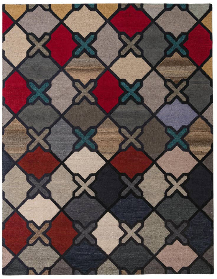 Detail image of 8' 1 x 10' 1 Luna Wool Rug