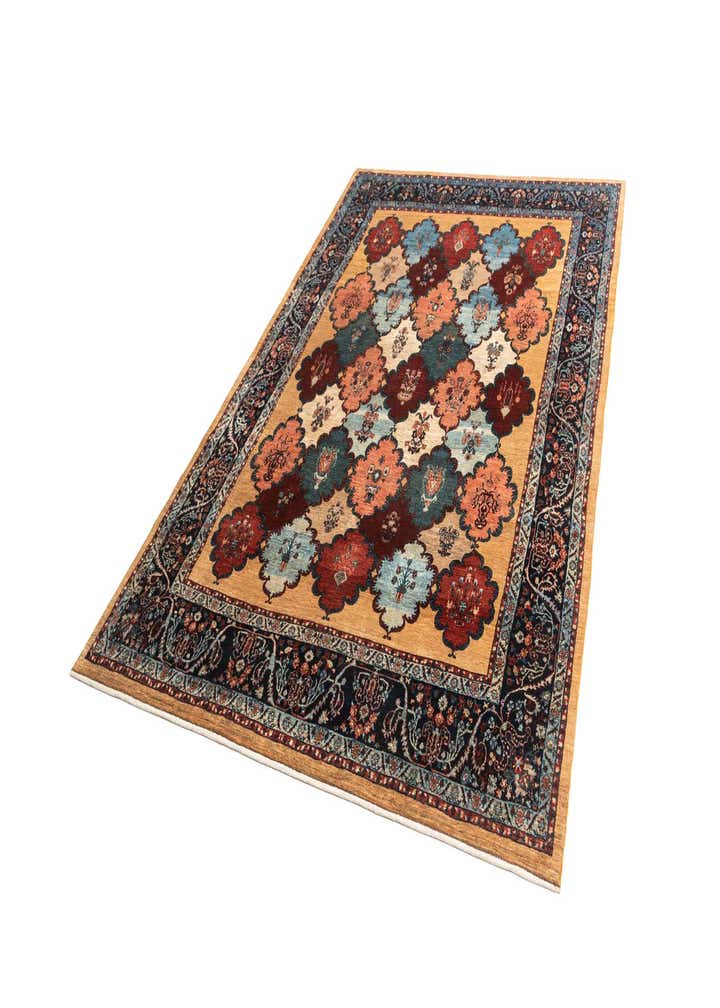 6' 9 x 9' 8 Hand Knotted Luribaft Rug